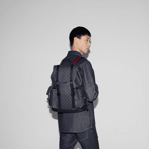 GUCCI BLACK LARGE BACKPACK
