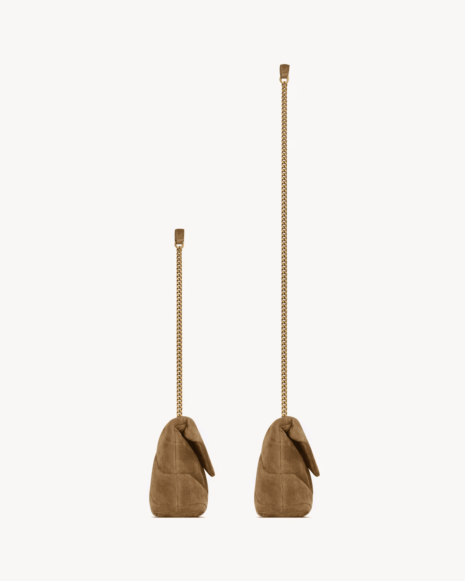 Saint Laurent Toy PUFFER in suede