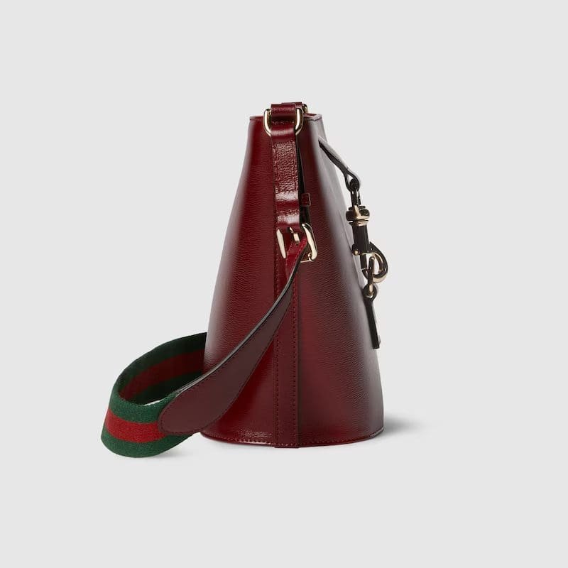 GUCCI MINI BUCKET SHOULDER BAG(RED)