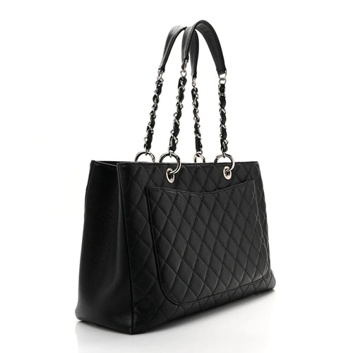 Chanel Grand Shopping Tote Black Caviar Leather