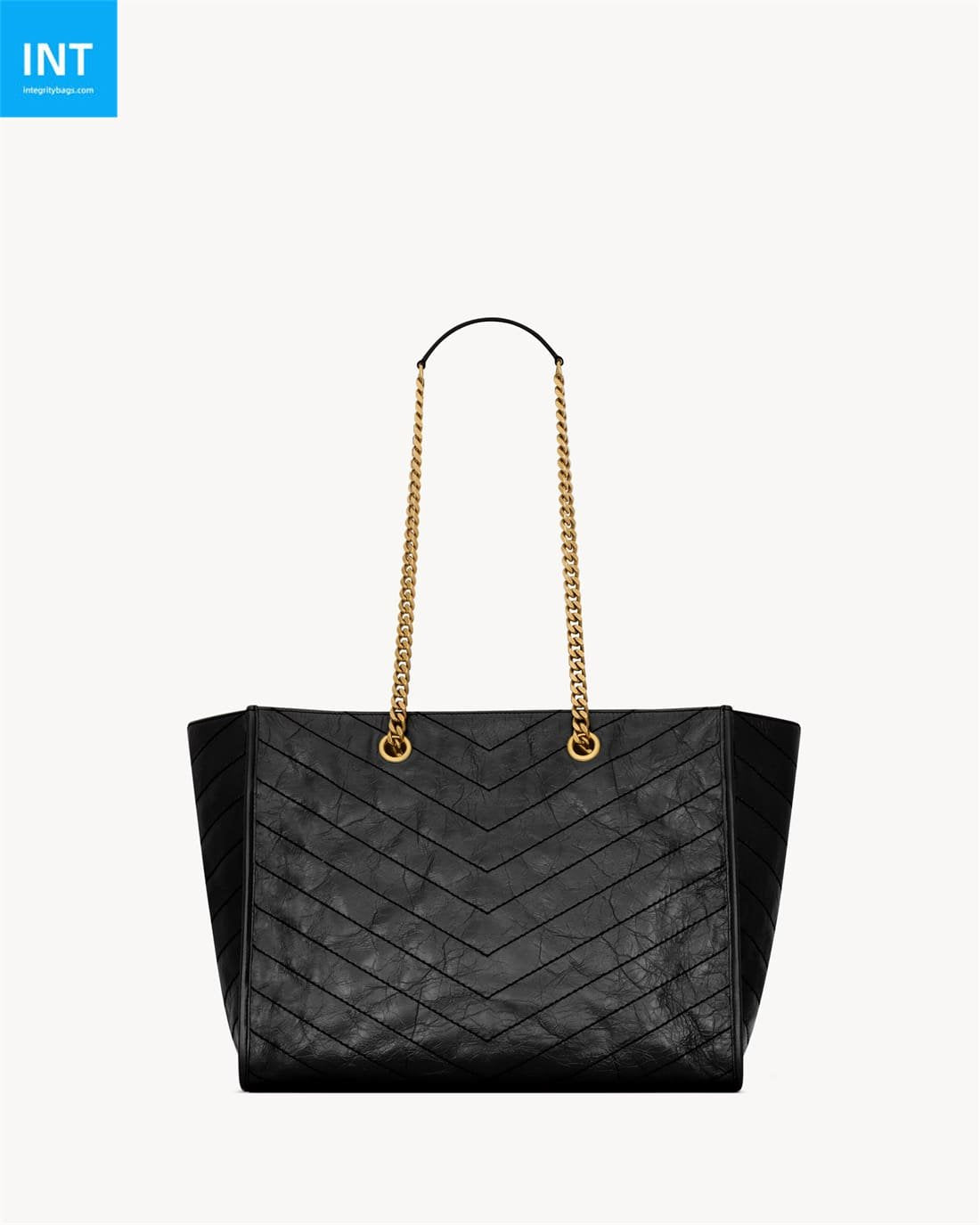Saint Laurent NIKI shopping in vintage leather