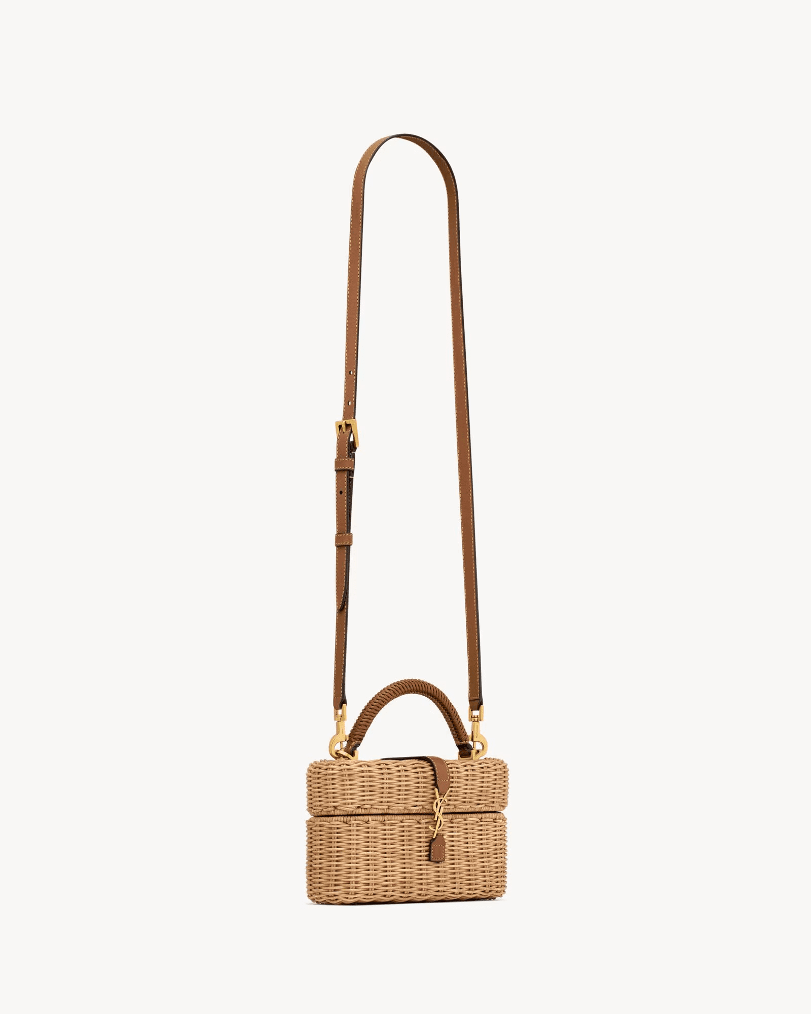 Saint Laurent GABY vanity bag in osier