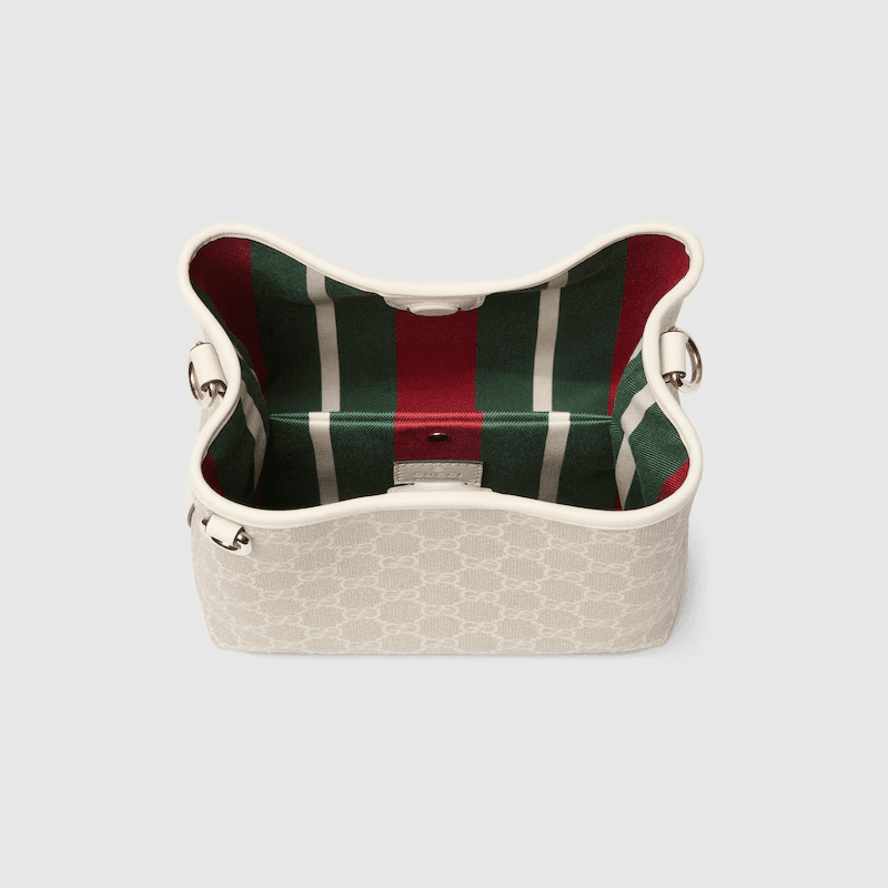 GUCCI EMBLEM SMALL BUCKET BAG