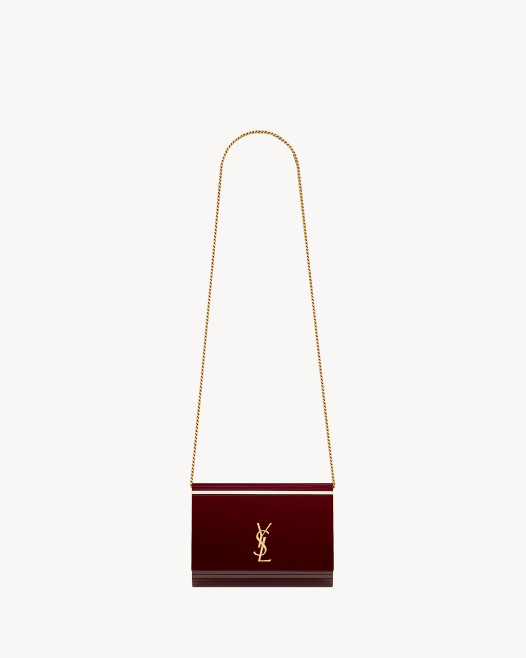Saint Laurent VICKY MINAUDIÈRE in PLEXIGLAS