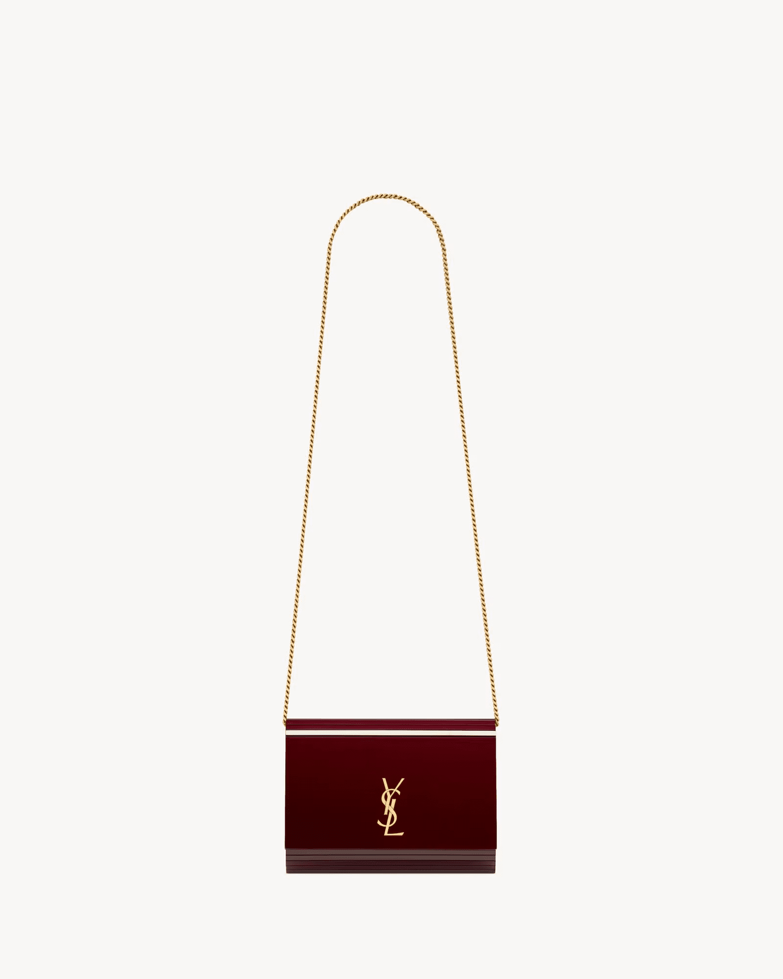 Saint Laurent VICKY MINAUDIÈRE in PLEXIGLAS