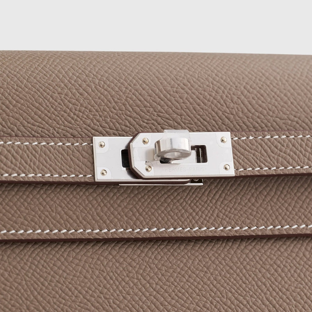 Hermès Kelly To Go Epsom Etoupe Sellier Palladium Hardware