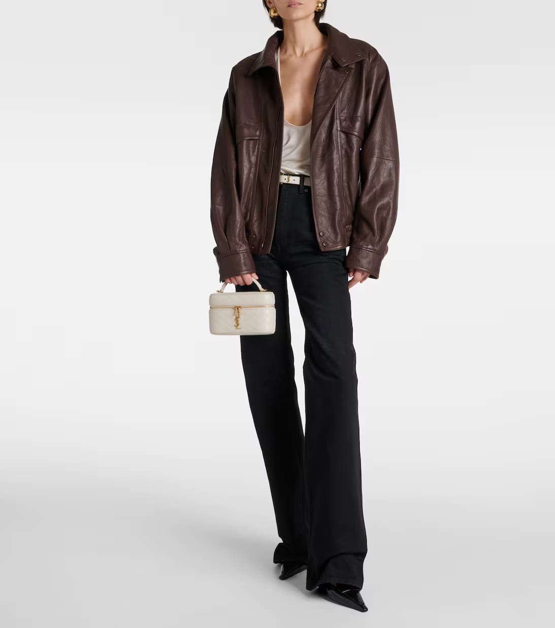 Saint Laurent GABY vanity bag in lambskin