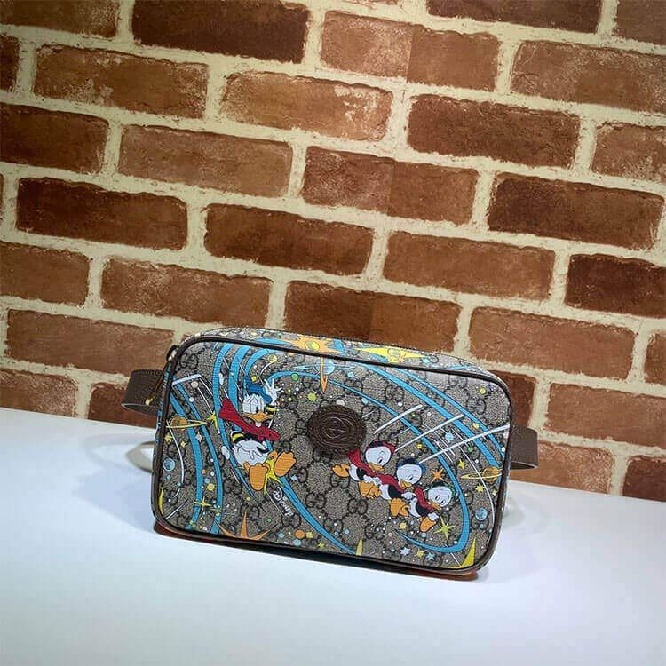 GUCCI Disney x Gucci Donald Duck Print Belt Bag