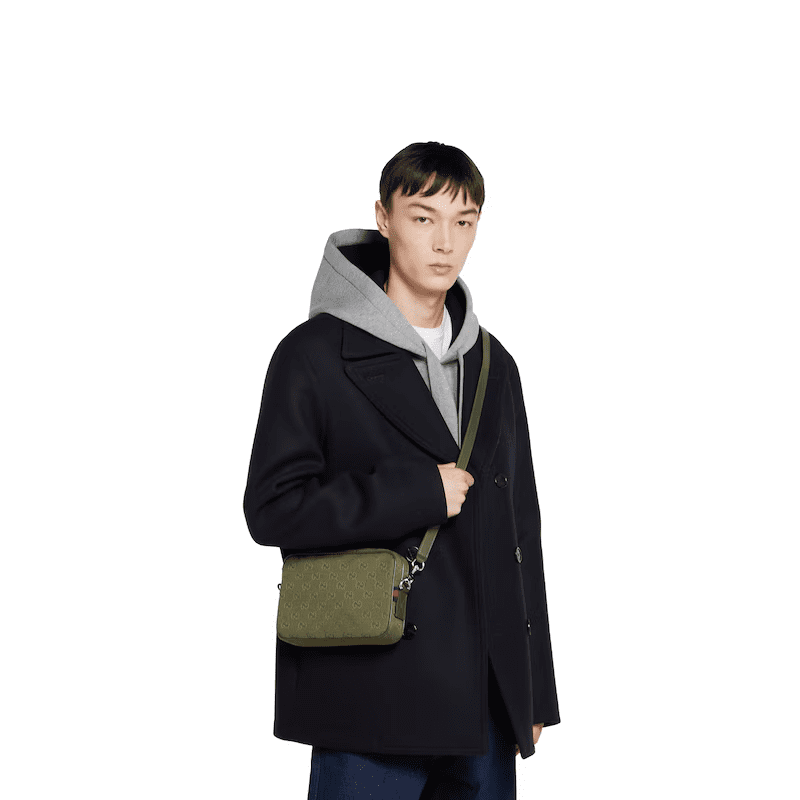 GUCCI CANVAS SMALL CROSSBODY BAG