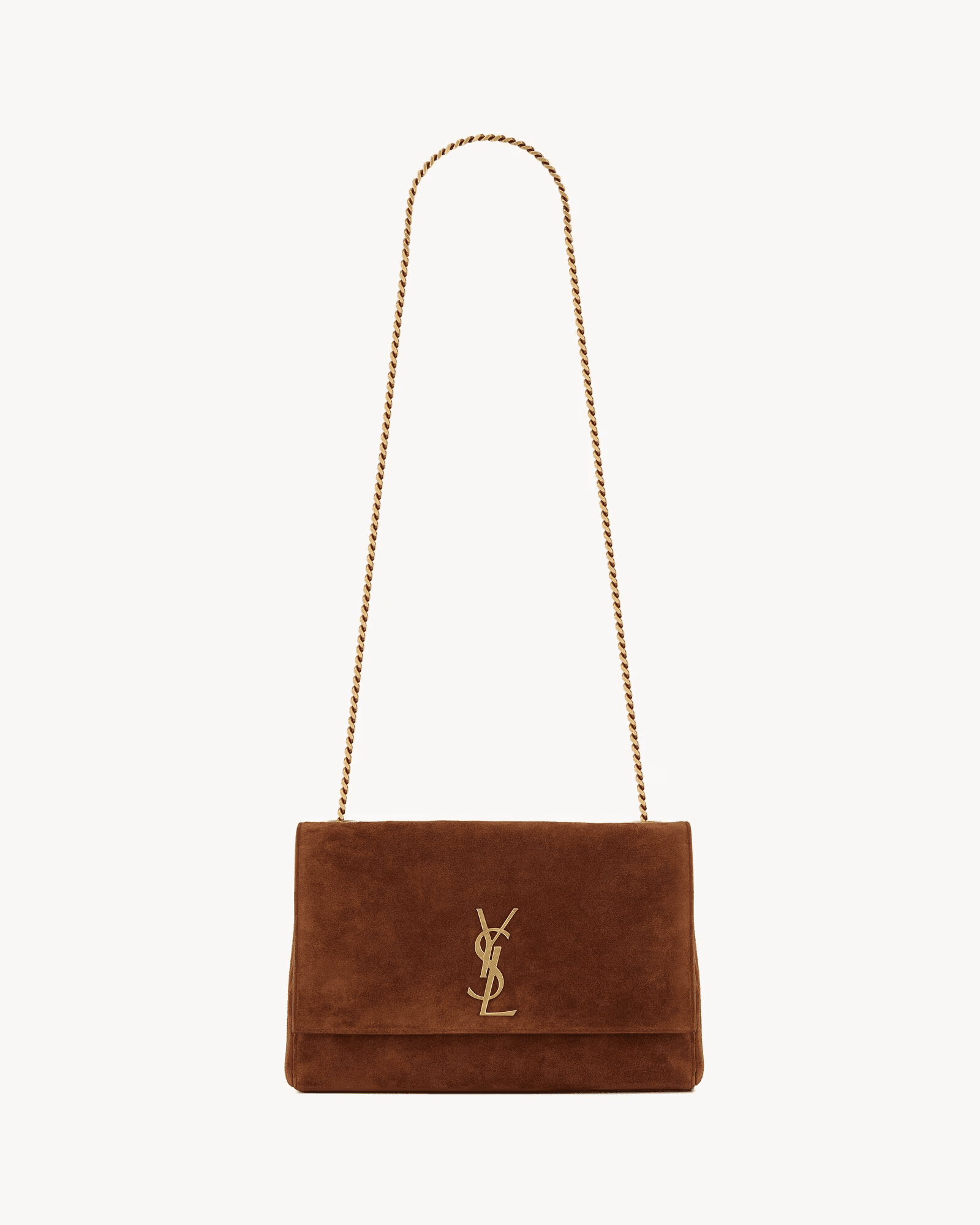Saint Laurent REVERSIBLE KATE MEDIUM IN CROCODILE-EMBOSSED LEATHER