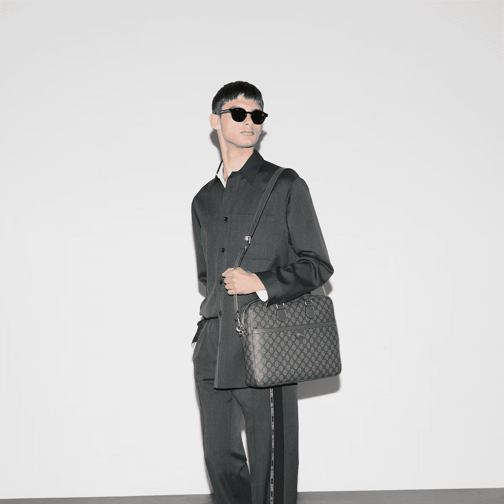 GUCCI OPHIDIA MEDIUM BRIEFCASE