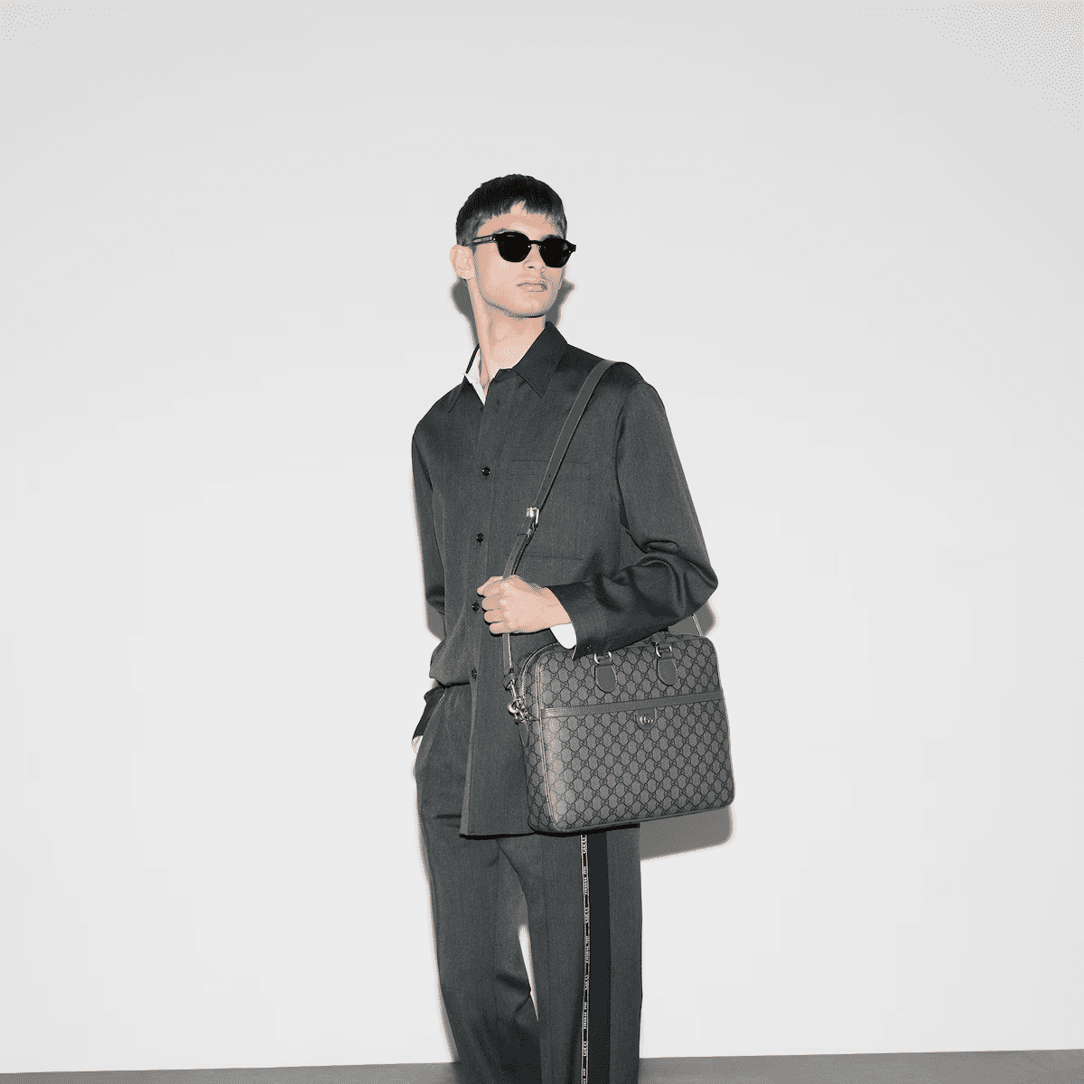 GUCCI OPHIDIA MEDIUM BRIEFCASE