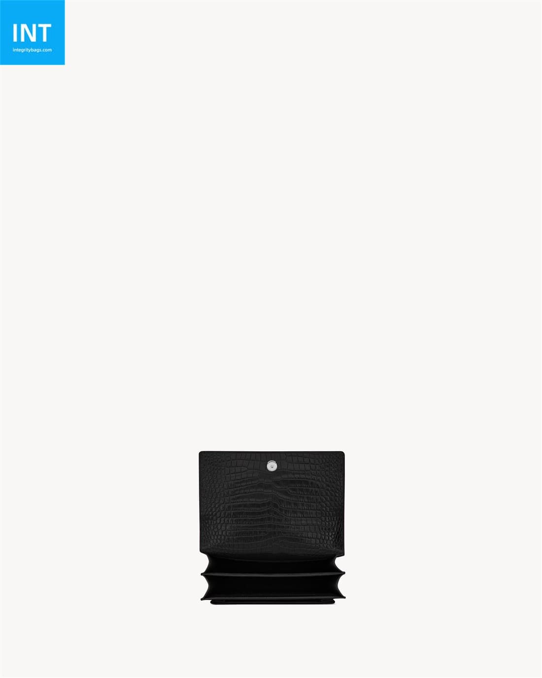 Saint Laurent SUNSET MEDIUM IN CROCODILE-EMBOSSED LEATHER