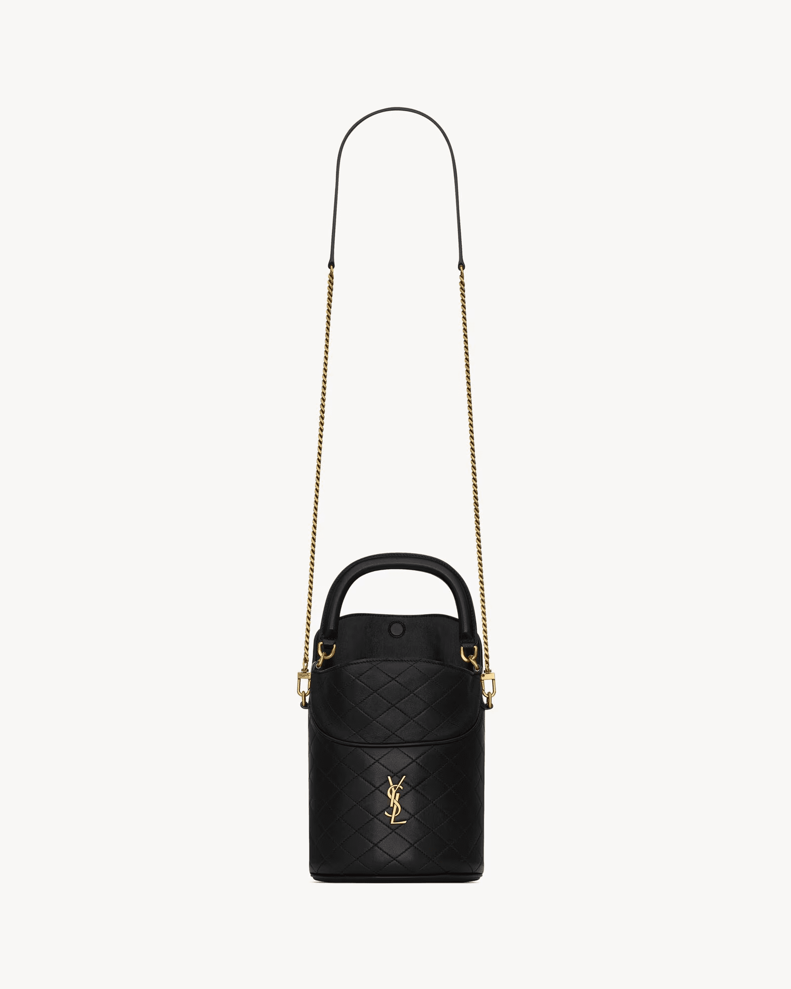 Saint Laurent GABY bucket bag in lambskin