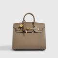 Hermès Birkin 25 Epsom Etoupe Sellier Gold Hardware