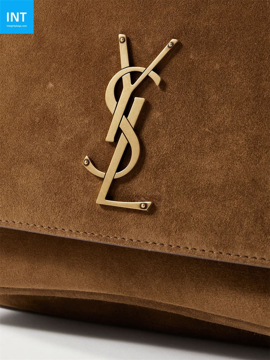 SAINT LAURENT Niki suede shoulder bag