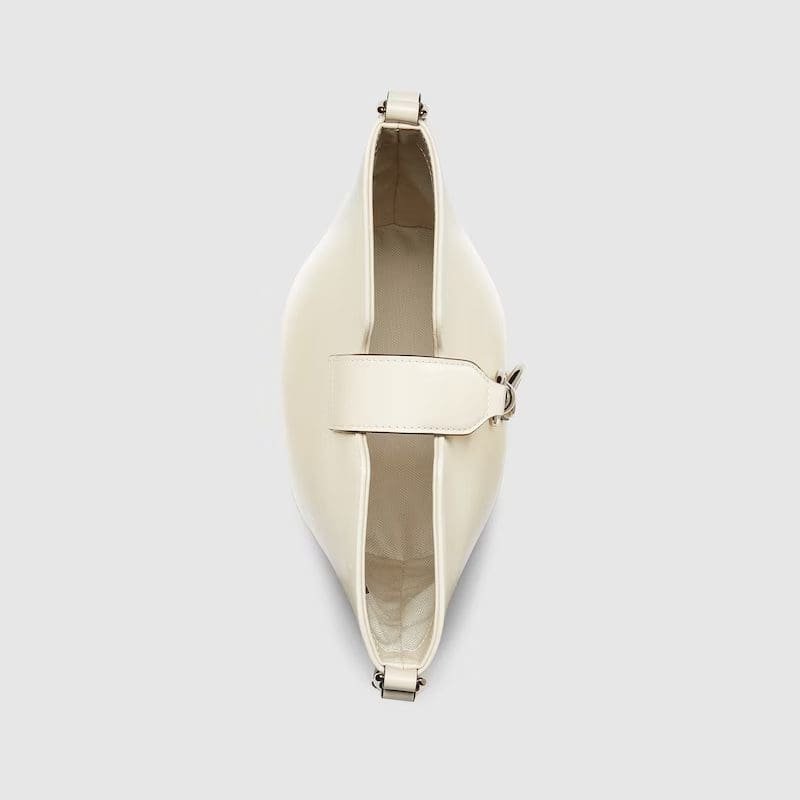 GUCCI MINI BUCKET SHOULDER BAG(WHITE)