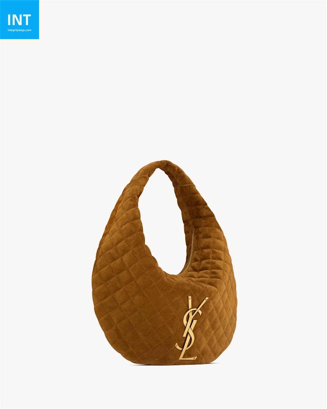 Saint Laurent ICARE hobo in quilted suede