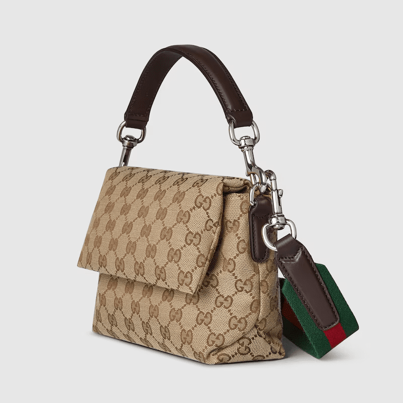Gucci canvas small crossbody bag