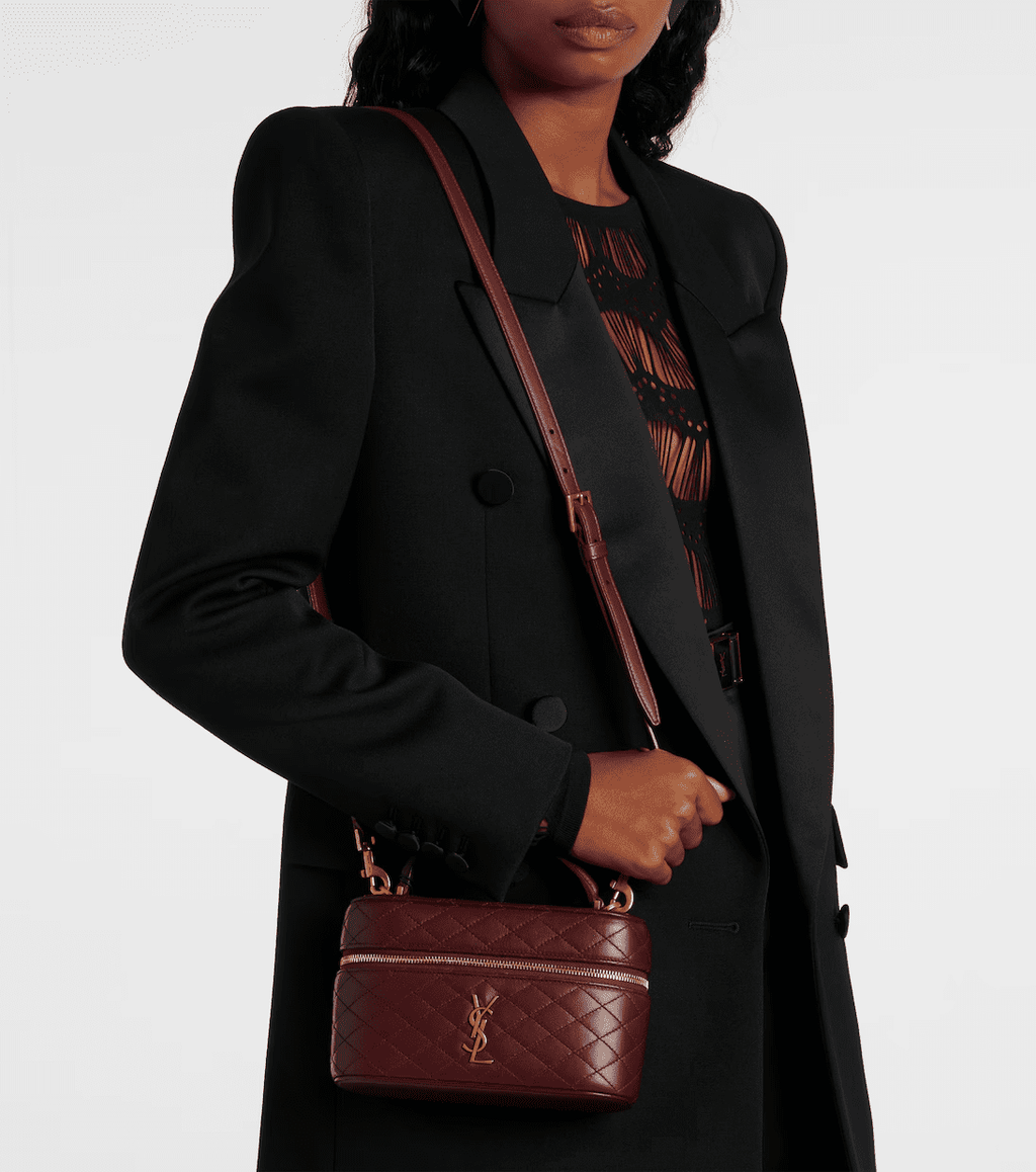 Saint Laurent gaby vanity bag in lambskin