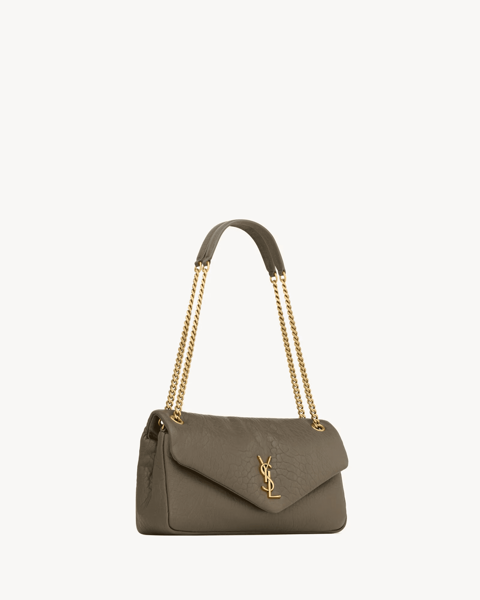 Saint Laurent CALYPSO medium in grained lambskin