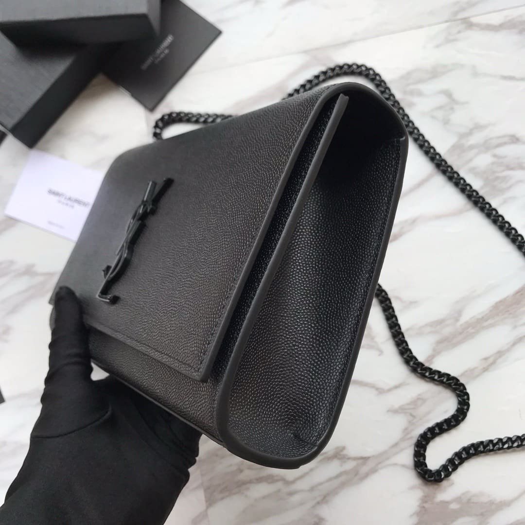 Saint Laurent Kate Medium In Grain De Poudre Embossed Leather