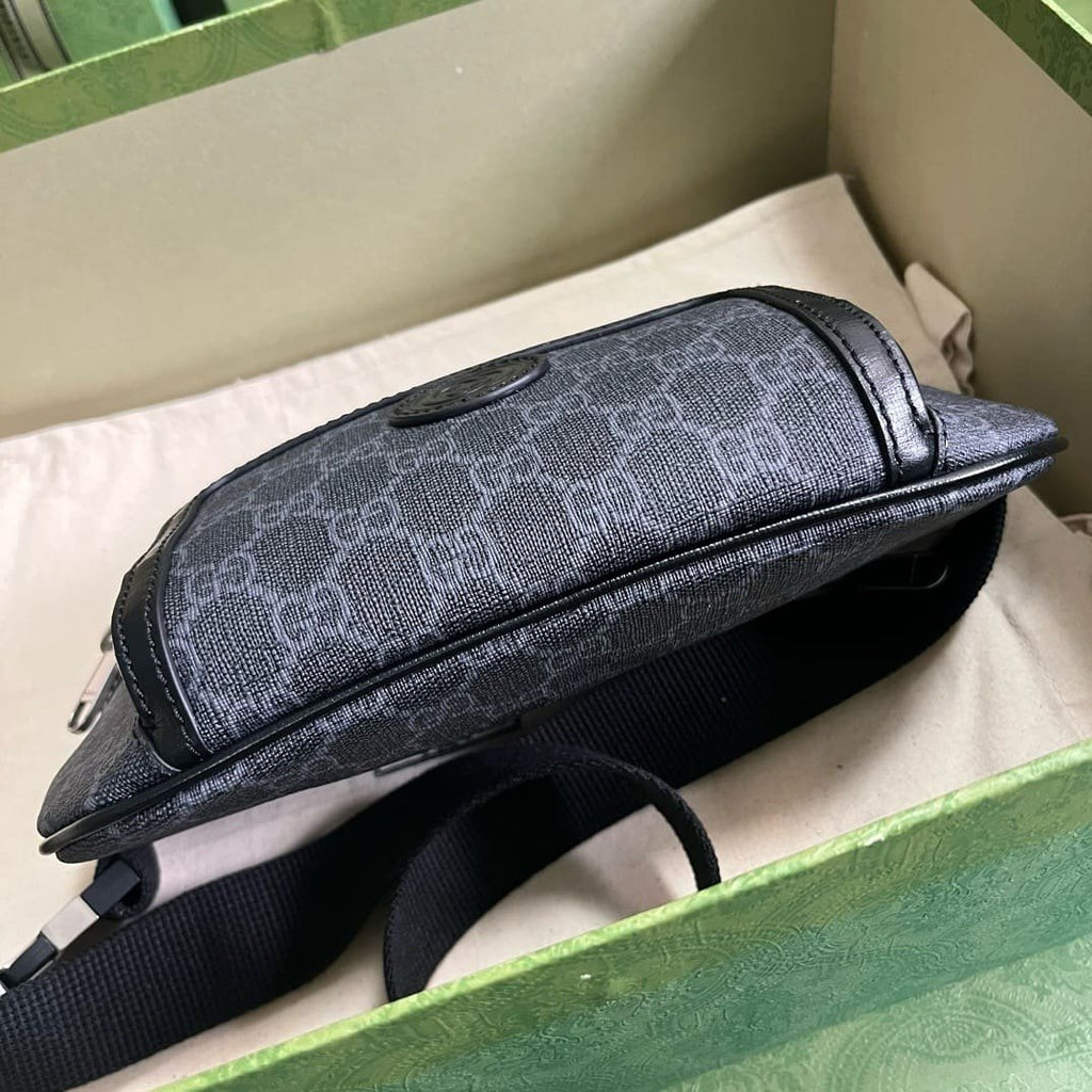 GUCCI BELT BAG WITH INTERLOCKING G