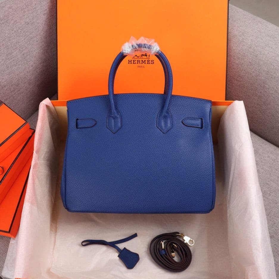 HERMES BIRKIN BAG 25(BLUE)