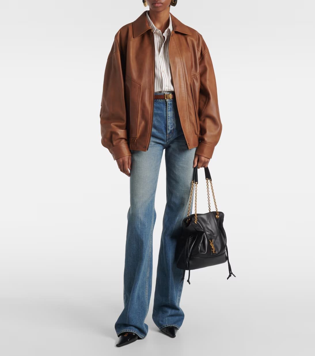 Saint Laurent JAMIE SHOPPING BAG in lambskin