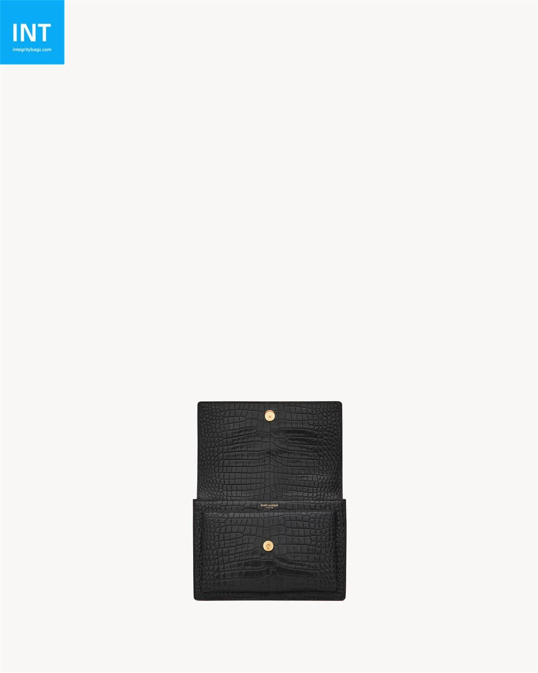 Saint Laurent SUNSET MEDIUM IN CROCODILE-EMBOSSED LEATHER