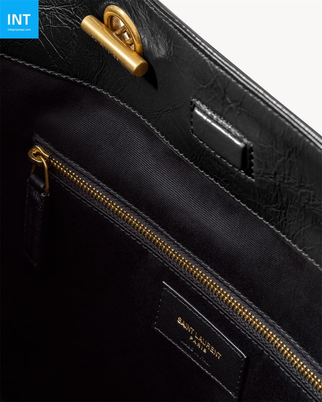 Saint Laurent NIKI shopping in vintage leather