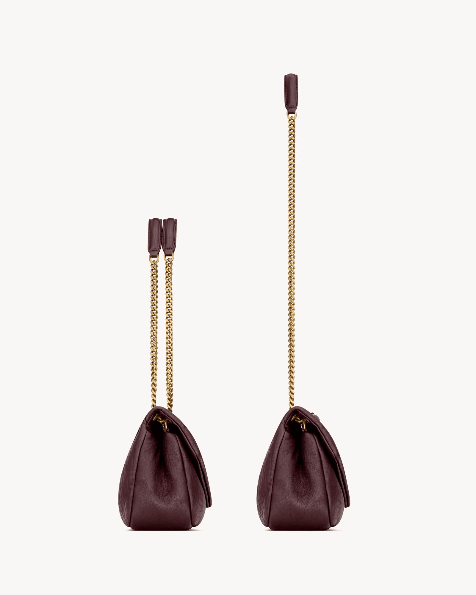 Saint Laurent CALYPSO medium in grained lambskin