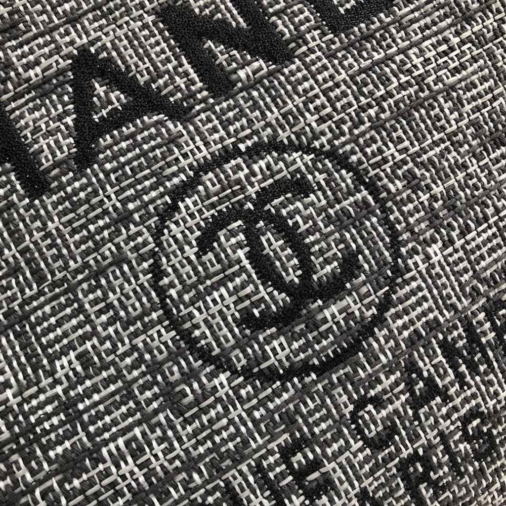Chanel Deauville Tote Raffia Canvas Bag