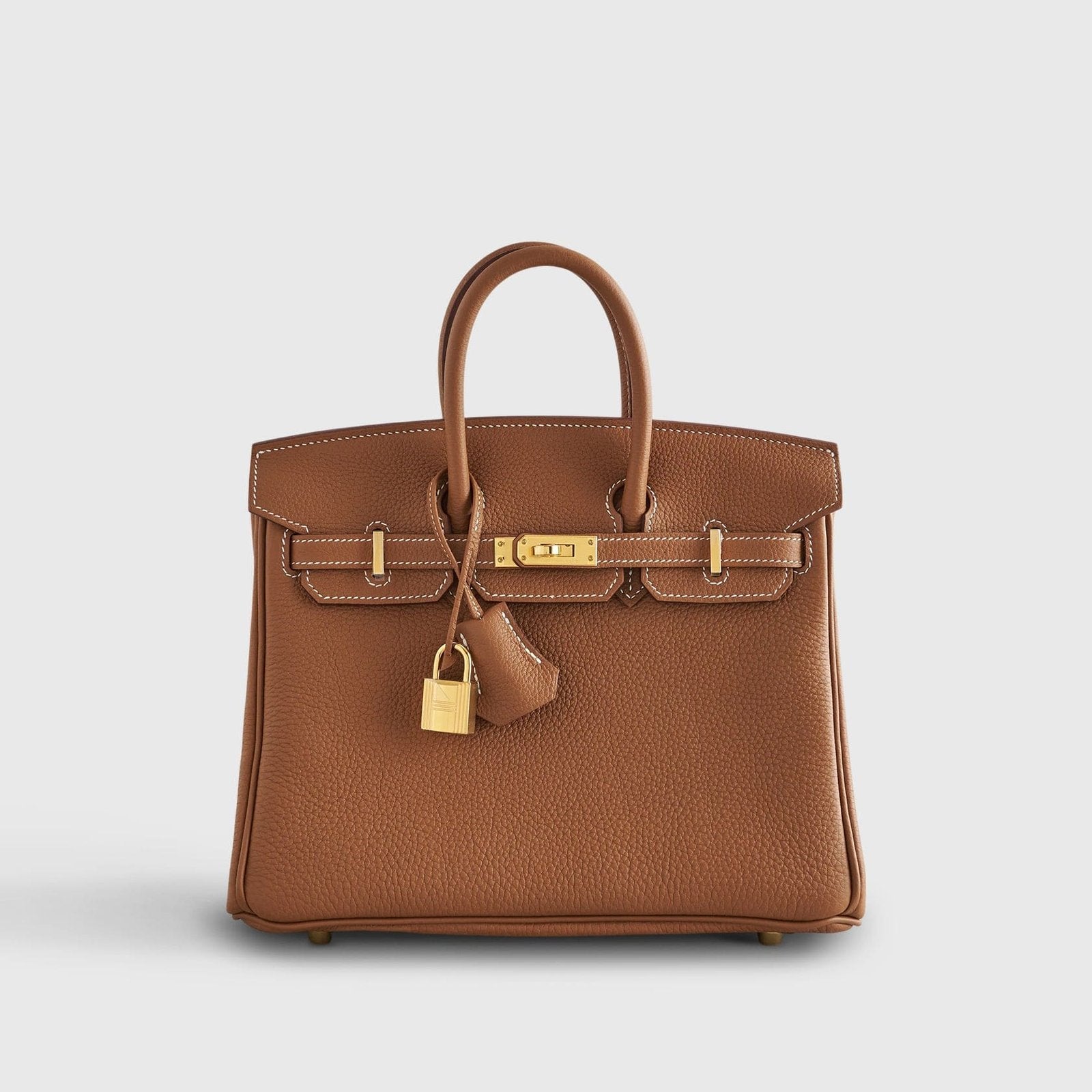 Hermès Birkin 25 Togo Gold Retourne Gold Hardware