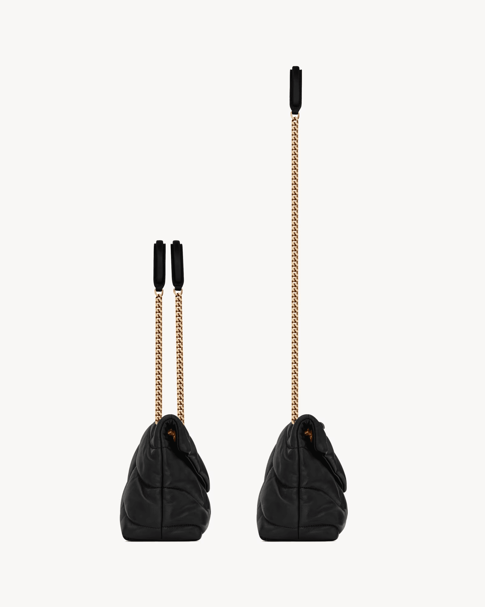 Saint Laurent PUFFER SMALL aus gestepptem Nappaleder