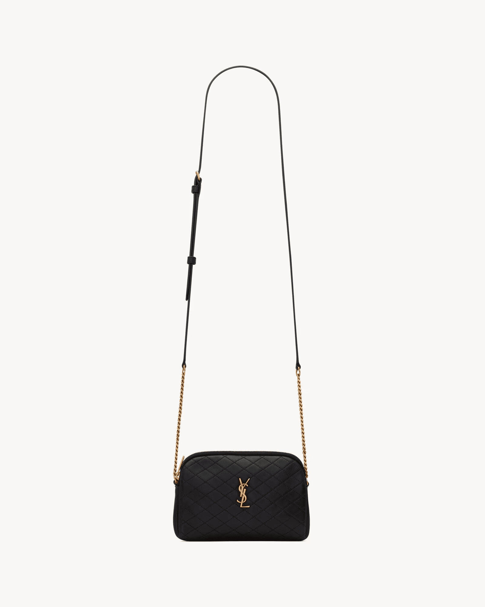 Saint Laurent GABY ZIPPERED POUCH IN LAMBSKIN