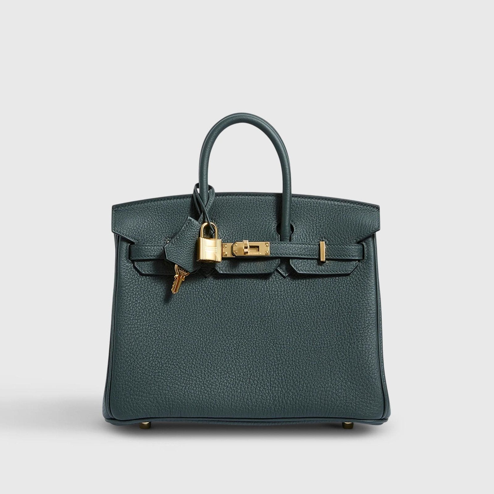 Hermès Birkin 25 Togo Vert Fonce Gold Hardware