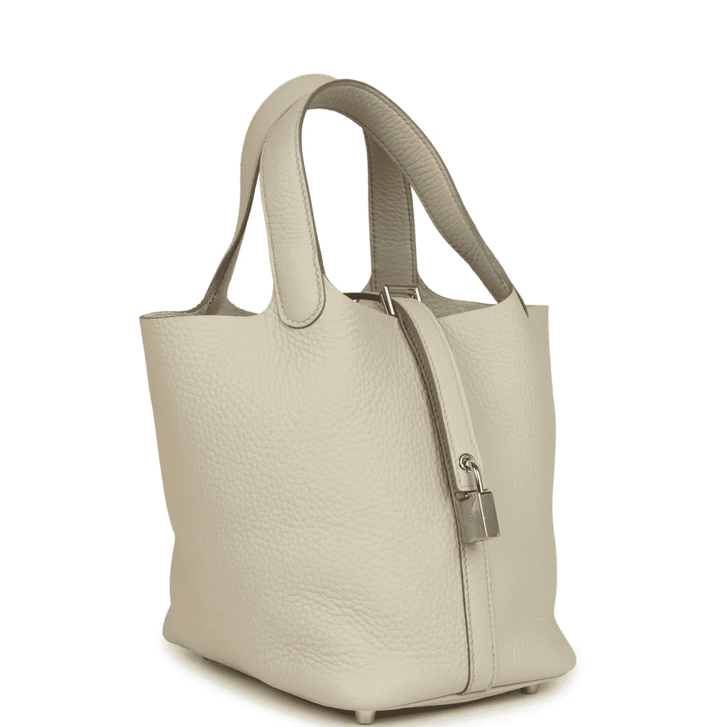 Hermès Picotin Lock 18 Beton Clemence Palladium Hardware