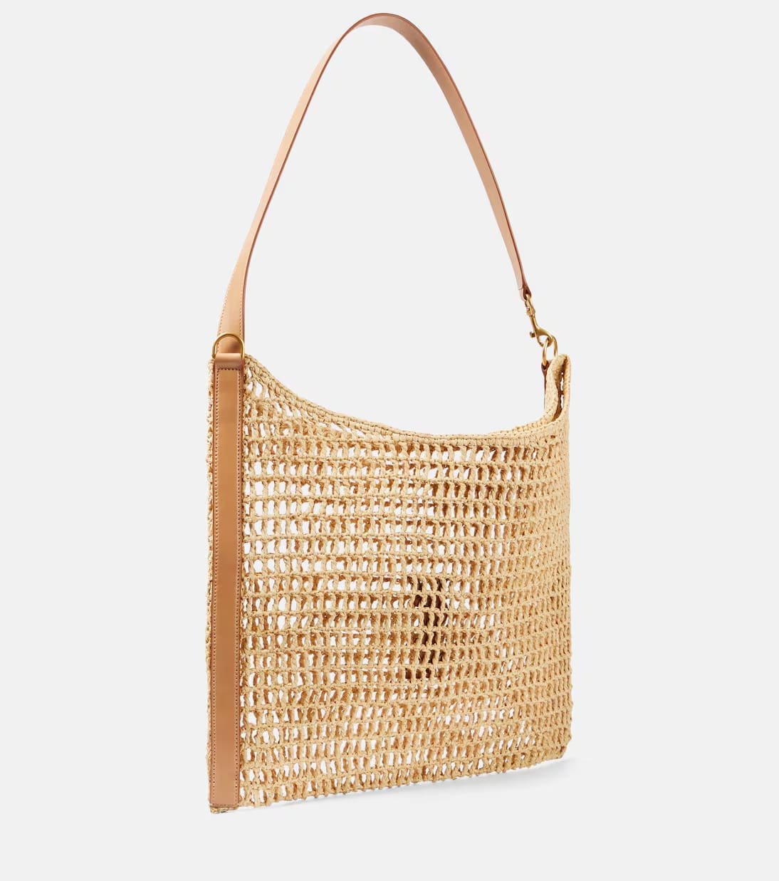Saint Laurent Oxalis crochet raffia shoulder bag