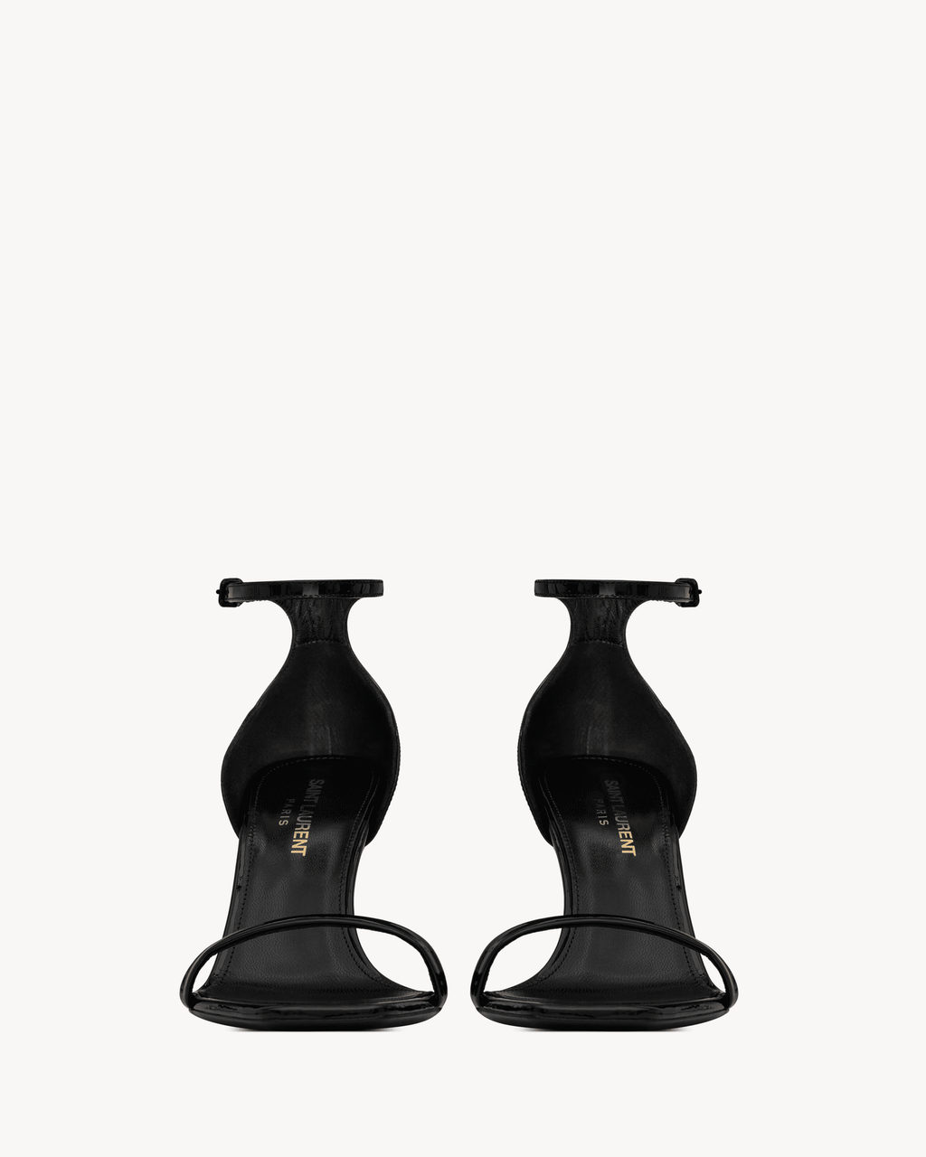Saint Laurent OPYUM Sandals in patent leather
