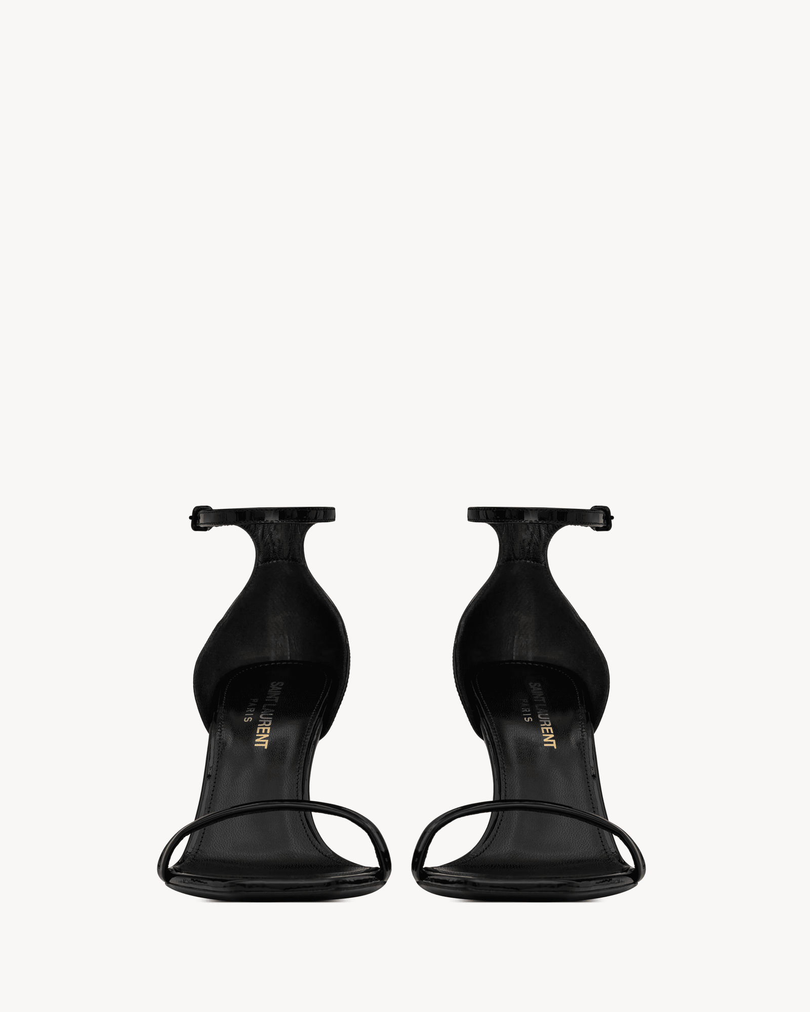 Saint Laurent OPYUM Sandals in patent leather