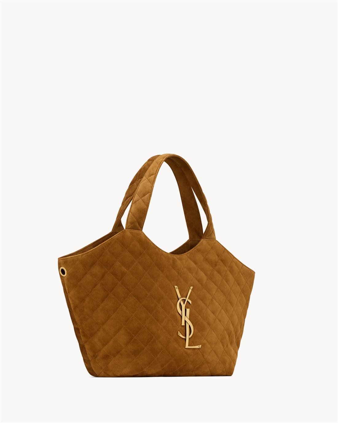 Saint Laurent ICARE Medium in quilted suede
