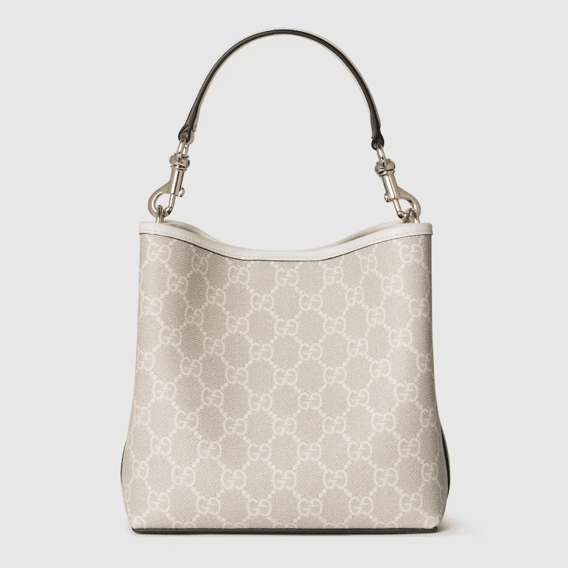 GUCCI EMBLEM SMALL BUCKET BAG