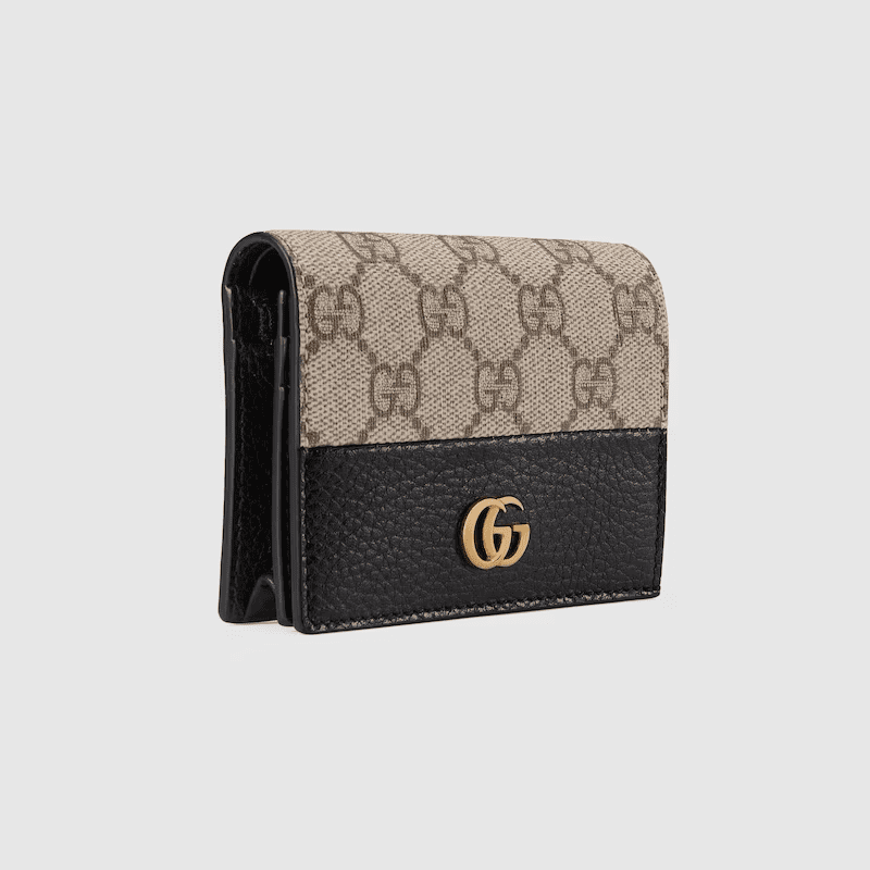 Gucci Marmont bi-color card case wallet