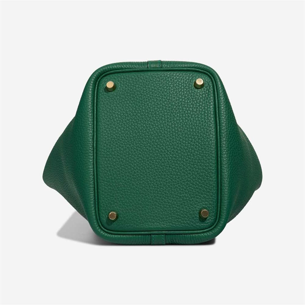 Hermès Picotin Verso 18 Taurillon Clémence / Swift Vert Moyen / Peppermint