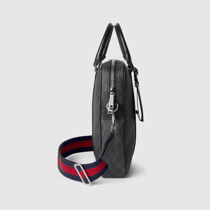 GUCCI BLACK MEDIUM BRIEFCASE