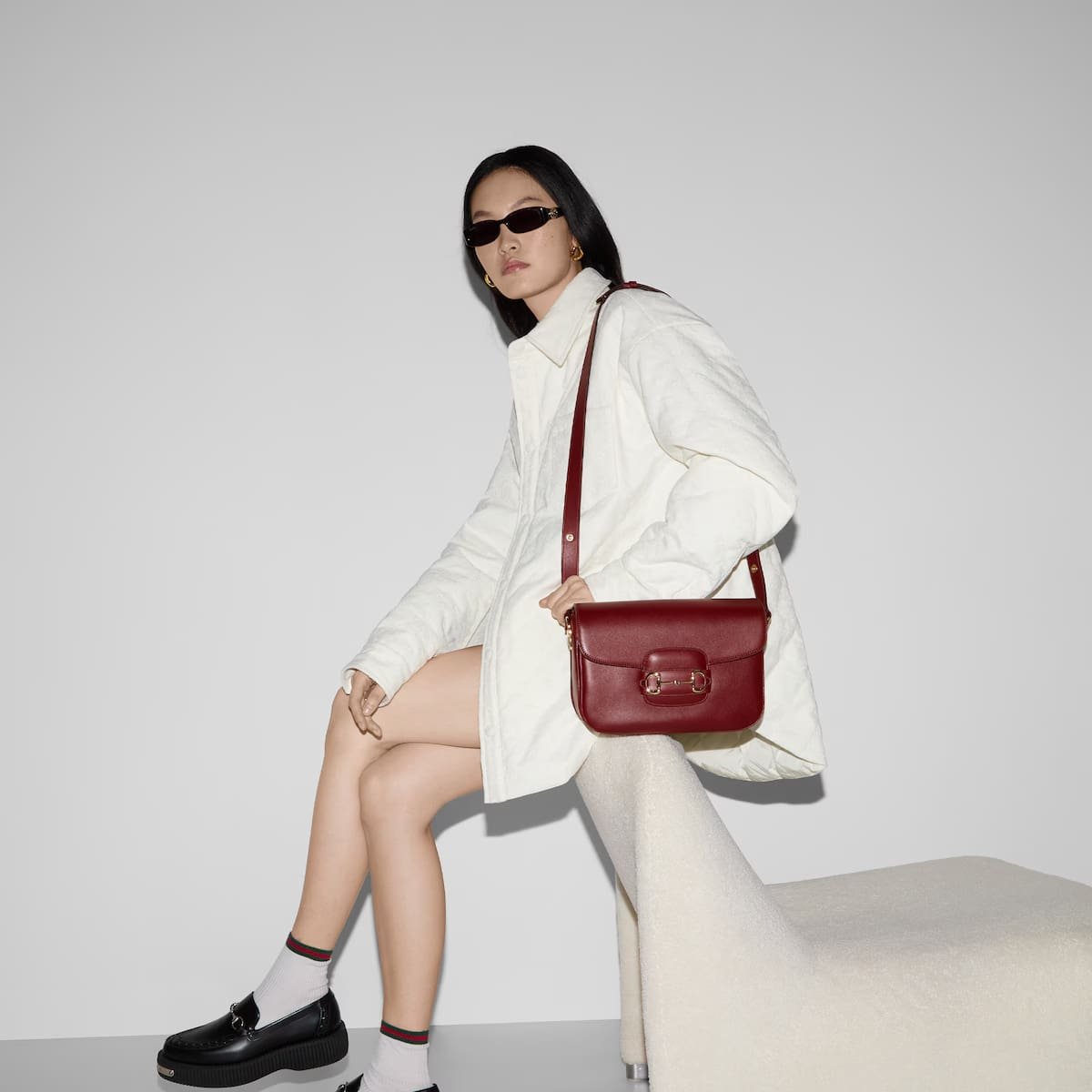 Gucci Horsebit 1955 Soft small shoulder bag