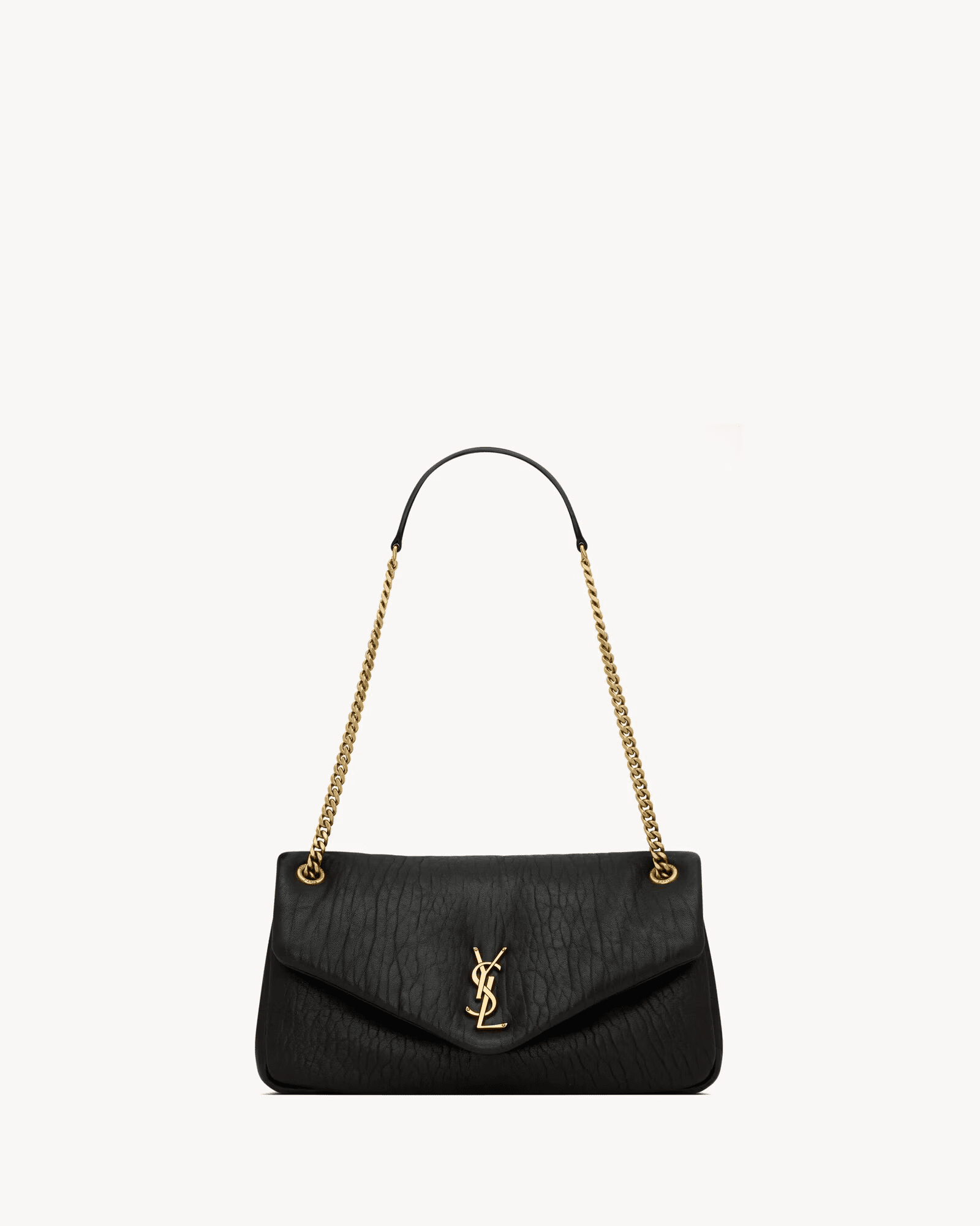 Saint Laurent CALYPSO medium in grained lambskin