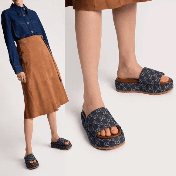 Gucci Women’s platform slide sandal