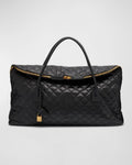 Saint Laurent ES Giant Travel Bag in Smooth Quilted Leather with Gold Hardware